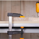 F clamp with plastic handle مشبك على شكل حرف F بمقبض بلاستيكي INGCO