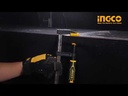 F clamp with plastic handle مشبك على شكل حرف F بمقبض بلاستيكي INGCO