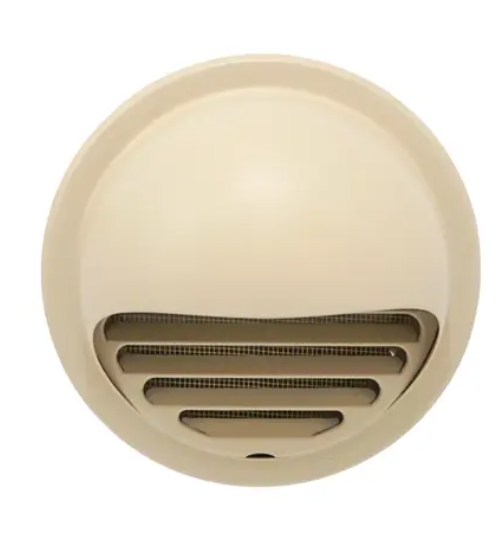4" Stainless Steel Dorm Vent, Beige WISELY غطاء هواية بيج