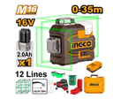 3D laser level ليزر ليفل 360 درجة INGCO