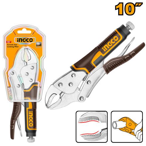 Curved jaw locking plier زرادية كبس 10" INGCO