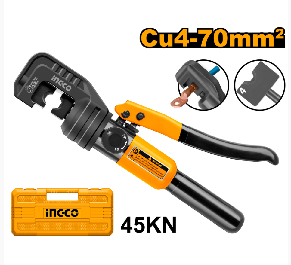 Hydraulic Crimping Tool 70mm كبس هيدروليك للاجز INGCO