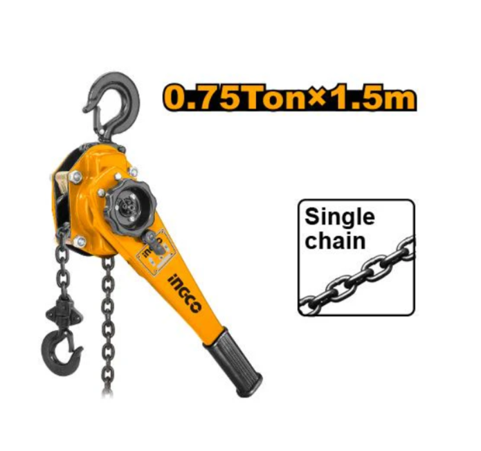 Lever block 0.75 Ton 1.5 m رافعة يدوية INGCO