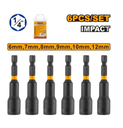 Pcs impact magnetic nut set طقم بولت فك 6 حبة INGCO