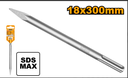 SDS Max Chisel with Shovel 18x 300x 40mm شزل ازميل تكسير نقطي INGCO