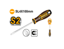 Slotted Screwdriver - SL4.0mmx100mm مفك براغي INGCO