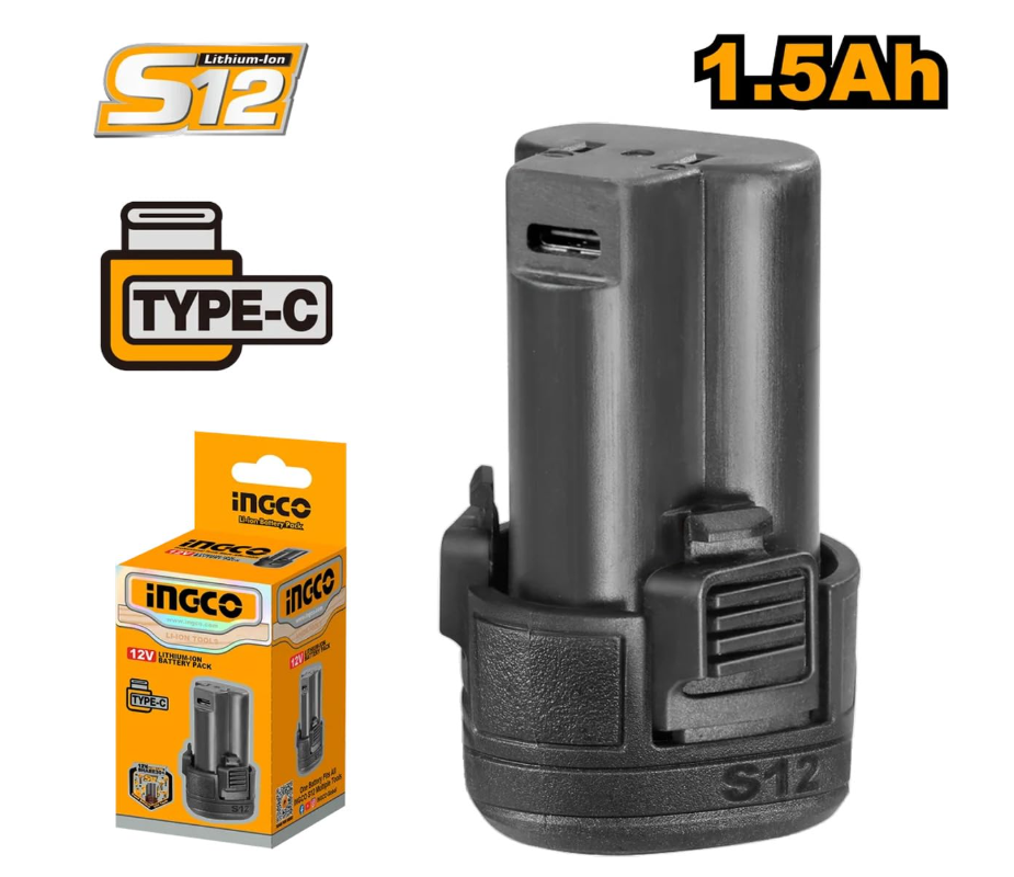 بطارية دريل 12 فولت INGCO Lithium-Ion Battery – 12V