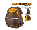 شنطة ظهر 460 ملي Tool Bag – Large Size (L38×W17×H46 cm) INGCO