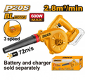 منفاخ هواء بطارية 20 فولت INGCO Cordless Blower – 20V