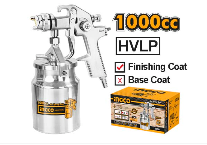 HVLP air spray gun مسدس رش الهواء HVLP INGCO