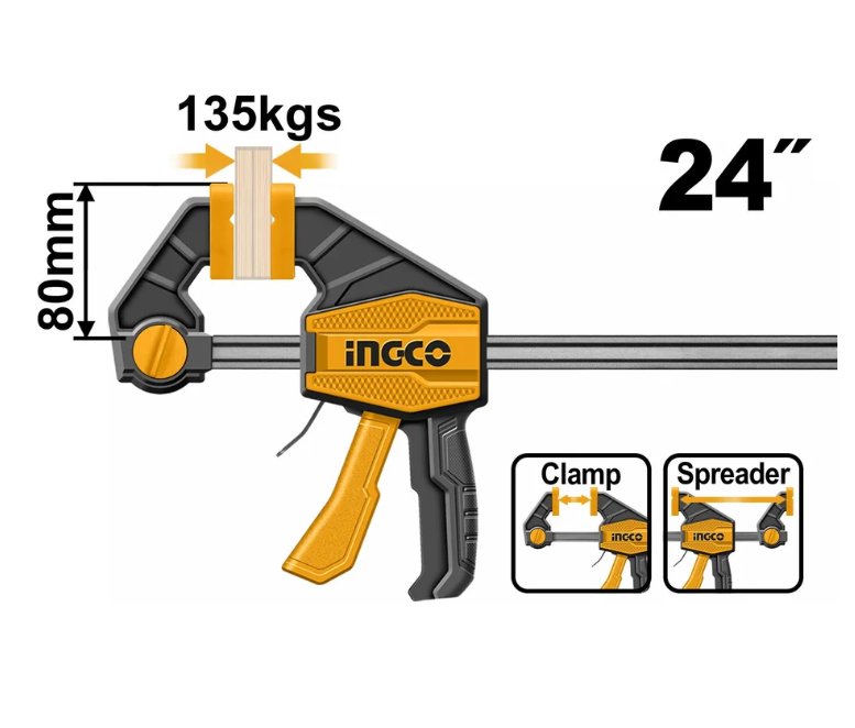 Quick bar clamp المشبك شريط سريع INGCO