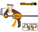 Quick bar clamp المشبك شريط سريع INGCO