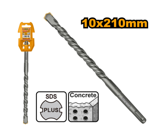 SDS Plus Hammer Drill 10x210mm ريشة دريل INGCO