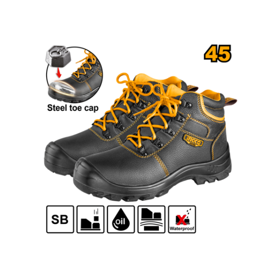 حذاء سلامة مقاس 45 Safety Shoes INGCO