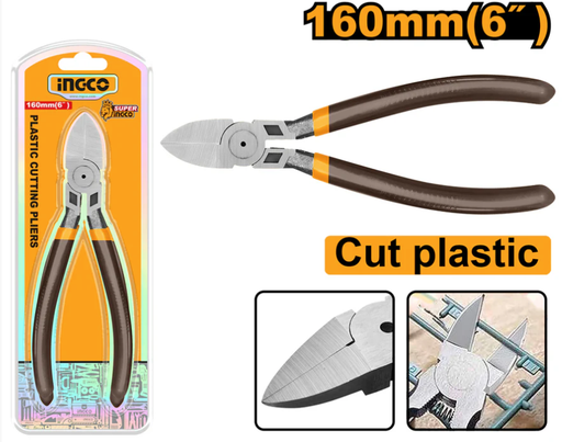 [IN-HDCP38160]  Plastic cutting pliersقصافة 160 ملي INGCO  (نسخة)