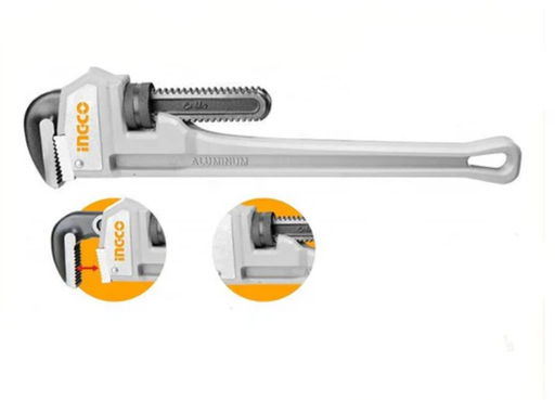 [IN-HALPW0124] Aluminium Handle Pipe Wrench مفتاح ماسورة المنيوم 24" INGCO