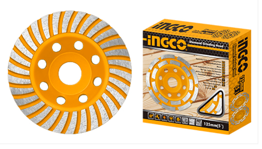 [IN-CGW011151] Diamond Cup Wheels 115mm غطاء صنفرة الماسي INGCO