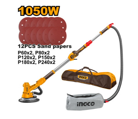 [IN-DWS105016] Drywall sander 1200w صنفة جدار INGCO