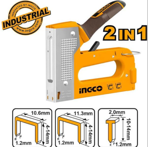 [IN-HSG1408] Heavy Duty 2 In 1 Staple Gun مسدس دباسة INGCO