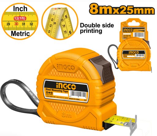 [IN-HSMT39825] Measuring Tape 8M متر قياس INGCO