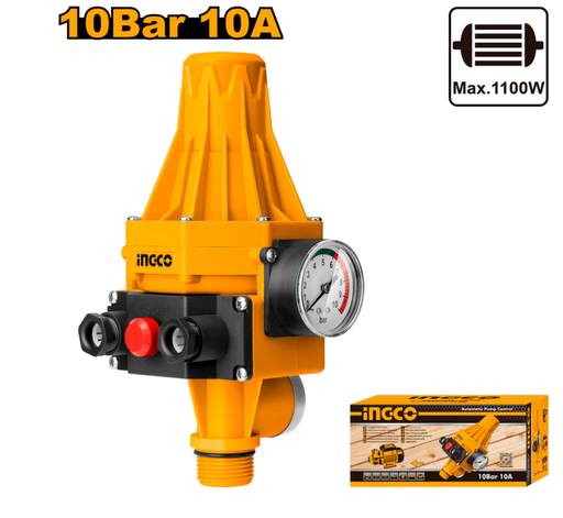 [IN-WAPS002] Pump Control Auto 10Bar Gauge اوتوماتيك مضخة INGCO