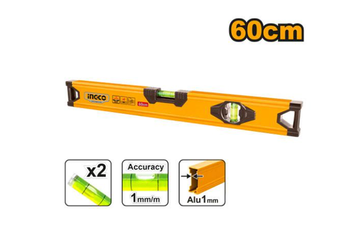 [IN-HSL58060] Spirit Level ميزان ماء 60 سم INGCO