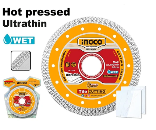[IN-DMD081151HT] ديسك قص سيراميك 4.50 Diamond Cutting Disc INGCO