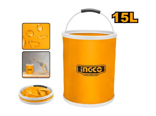 [IN-AMFB15] سطل بلاستيك 15 لتر INGCO Foldable Waterproof Bucket – 15L