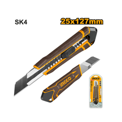 [IN-HKNS112505] مشرط 25ملم × 127ملم INGCO Utility Knife