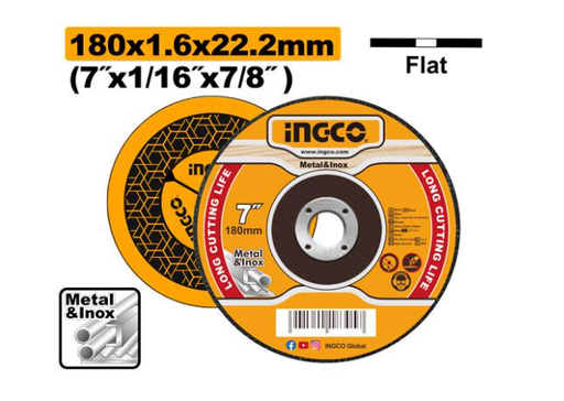 [MCD161801] Abrasive metal cutting disc قرص قطع المعادن الكاشط INGCO