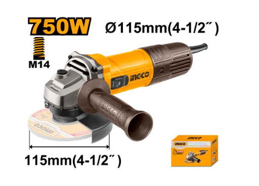 [IN-AG75028] Angle grinder طاحونة الزاوية INGCO