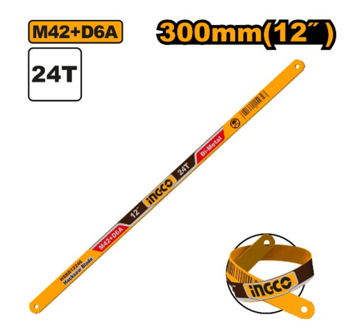 [IN-HSBB12246] Bi-Metal hacksaw blade شفرة منشار ثنائية المعدن INGCO