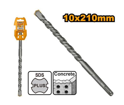 [IN-DBH1211003] SDS Plus Hammer Drill 10x210mm ريشة دريل INGCO