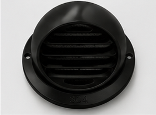 [SV150/304B-AFT] 6" Stainless Steel Dorm Vent,black غطاء هواية دائري أسود