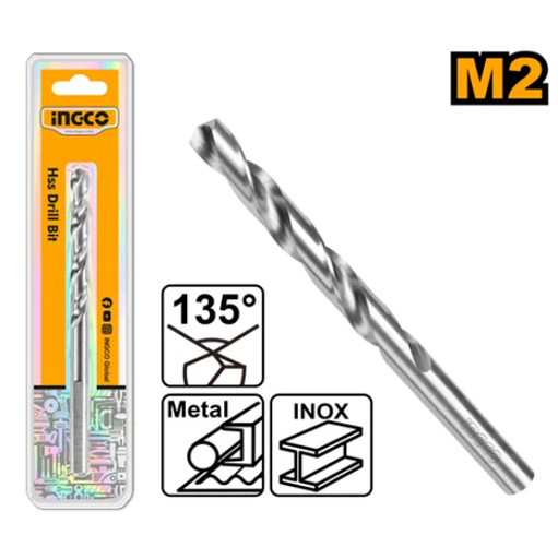 [IN-DBT11300451] Drill Bit HSS 4.5 mm 130° ريشة دريل حديد INGCO